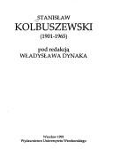 Cover for Stanisław Kolbuszewski