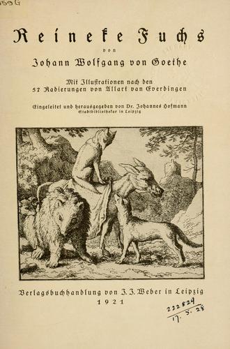 Cover for Reineke Fuchs
