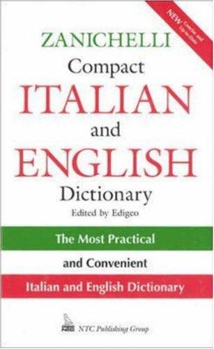 Cover for Zanichelli compact Italian and English dictionary