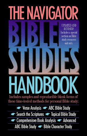 Cover for The Navigator Bible studies handbook.