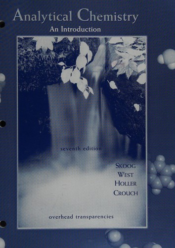 Cover for Overhead transparencies to accompany Analytical Chemistry