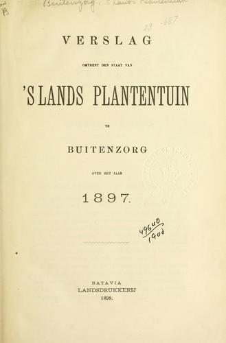 Cover for Verslag.