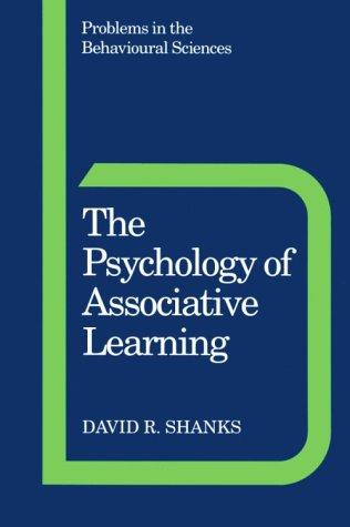 Cover for The psychology of associative learning