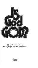 Cover for Is God God?