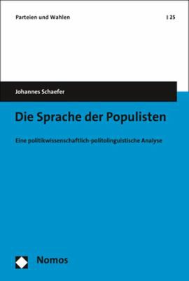 Cover for Sprache der Populisten