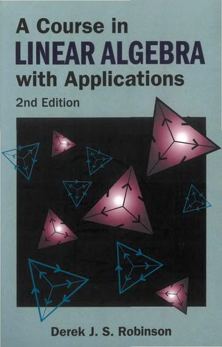 Cover for A course in linear algebra with applications
