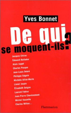 Cover for de Qui Se Moquent-Ils