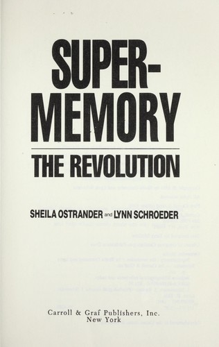 Cover for Supermemory