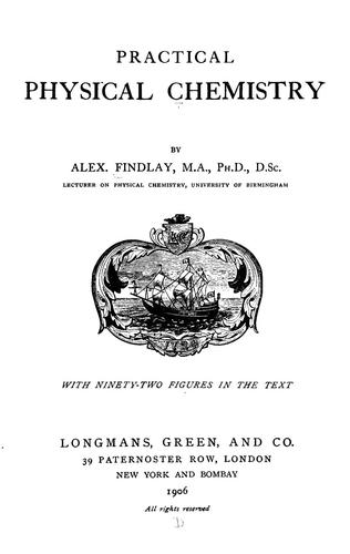 Cover for Practical physical chemistry
