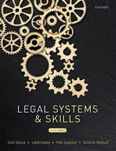 Cover for Legal Systems and Skills