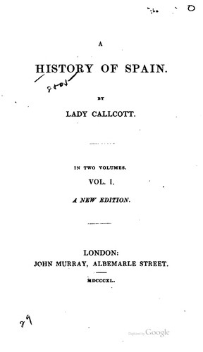Cover for A History of Spain