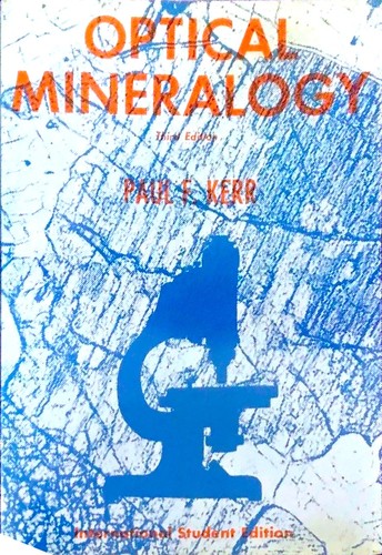 Cover for Optical mineralogy