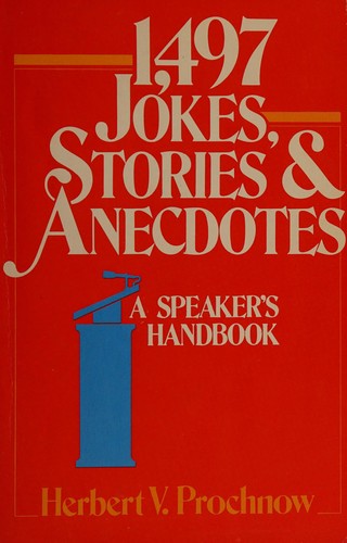 Cover for 1,497 jokes, stories & anecdotes