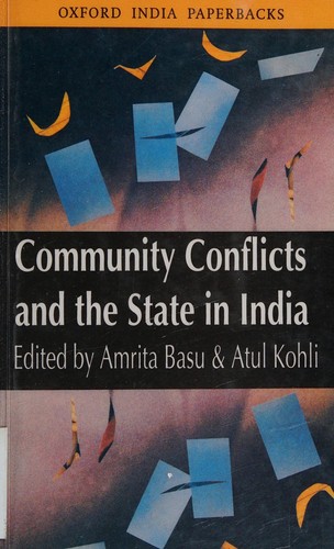 Cover for Community Conflicts and the State in India