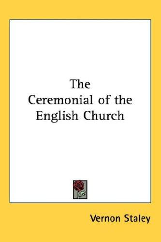 Cover for The Ceremonial of the English Church