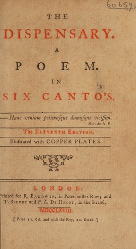 Cover for The dispensary