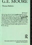 Cover for G. E. Moore (Arguments of the Philosophers)