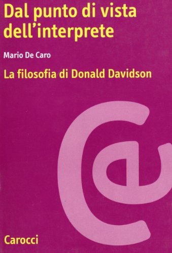 Cover for Dal punto di vista dell'interprete