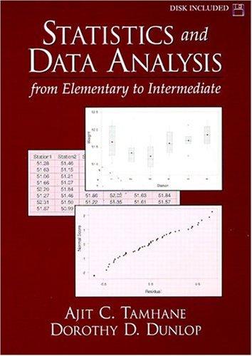 Cover for Statistics and Data Analysis