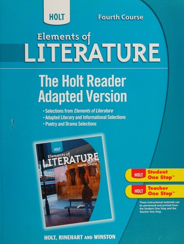 Cover for The Holt Reader, Adapted Version