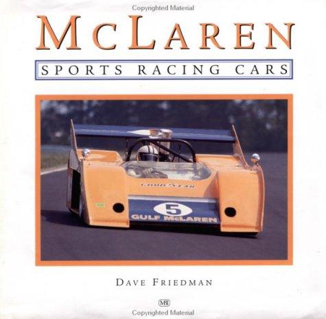 Cover for McLaren Sports Racing Cars