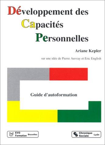 Cover for Le développement des capacités personnelles