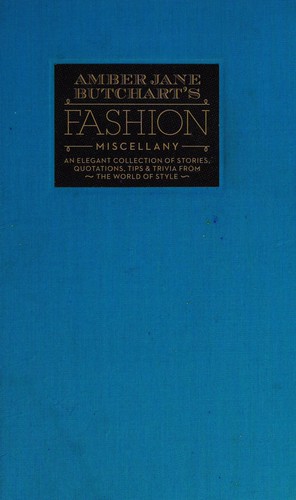 Cover for Amber Jane Butchart's fashion miscellany