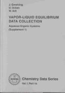Cover for Vapor-Liquid Equilibrium Data Collection 1A