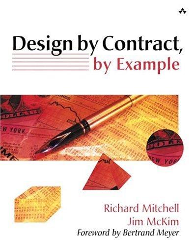 Cover for Design by Contract, by Example (By Example)