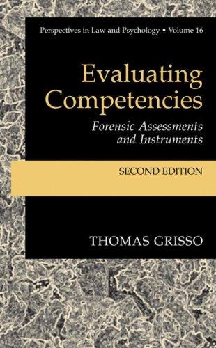 Cover for Evaluating Competencies