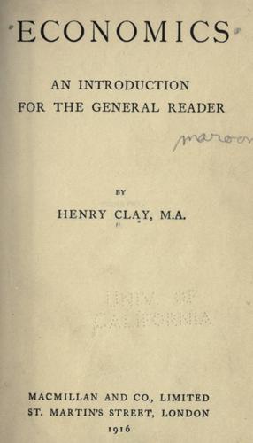 Cover for Economics