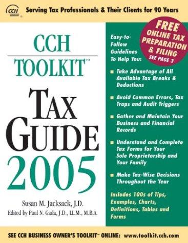 Cover for CCH Toolkit Tax Guide 2005 (CCH Business Owner's Toolkit series)