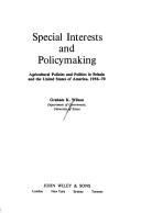 Cover for Special interests and policymaking