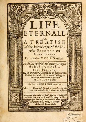 Cover for Life eternall, or, A treatise of the knowledge of the divine essence and attributes