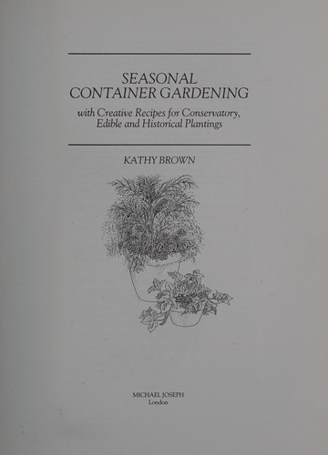 Cover for Seasonal container gardening