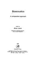 Cover for Bioacoustics, a comparative approach