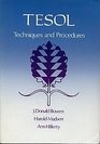 Cover for TESOL techniques and procedures