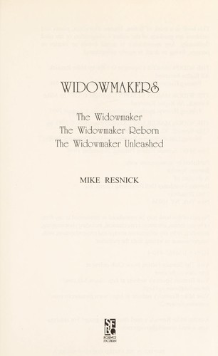 Cover for Widowmakers