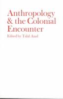 Cover for Anthropology & the colonial encounter