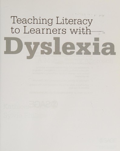Cover for Teaching Literacy to Learners with Dyslexia
