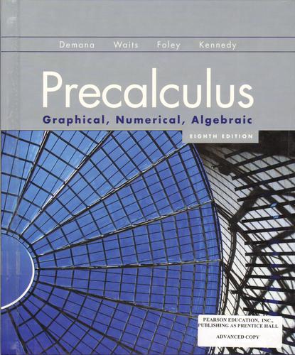 Cover for Precalculus