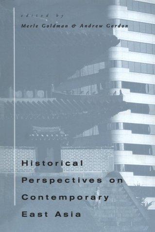 Cover for Historical Perspectives on Contemporary East Asia