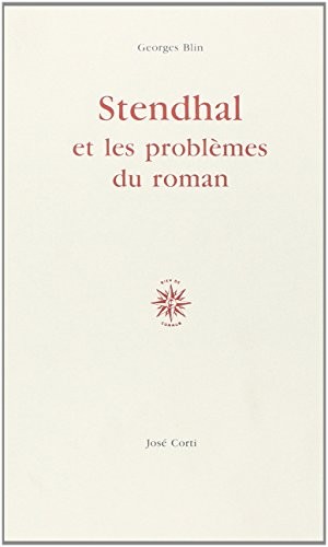 Cover for Stendhal et les problèmes du roman