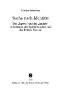 Cover for Suche nach Idenit at: Das "Eigene" und das "Andere" in Romanen des Sp atmittelalters und der Fr uhen Neuzeit