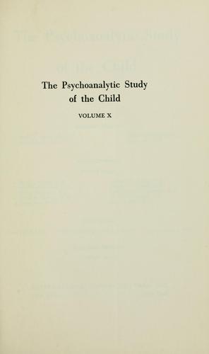 Cover for Psychoanalytic study of the child