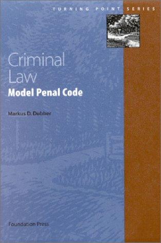 Cover for Criminal law