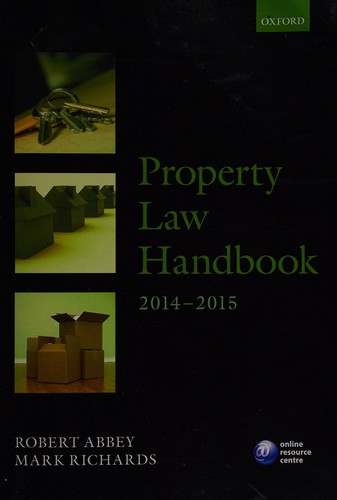Cover for Property Law Handbook 2014-2015