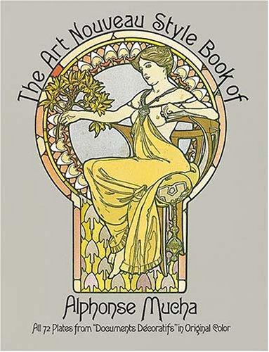 Cover for The art nouveau style book of Alphonse Mucha