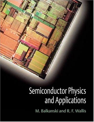 Cover for Semiconductor Physics and Applications (Series on Semiconductor Science and Technology, 8)