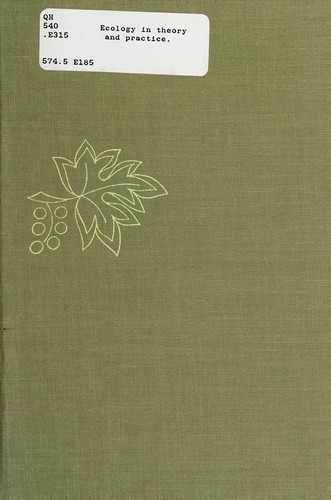 Cover for Ecology in theory and practice.
